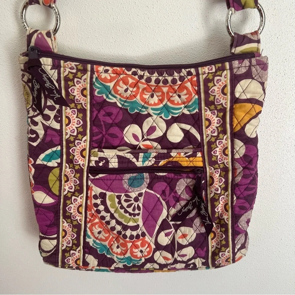 Vera Bradley Purple floral Crossbody Bag - Picture 2 of 7